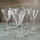 Durand Monceaux crystal liqueur glasses