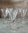 Durand Monceaux crystal liqueur glasses