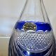 Service cristal couleur "Cristalleries de Lorraine" carafe et 5 verres