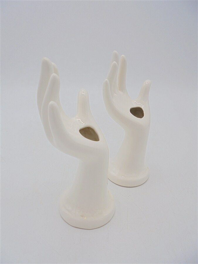Duo de vases soliflores ou baguiers