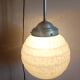 Clichy glass globe art deco pendant light