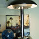 Vintage style all-chrome lamp