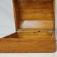 Coffret vintage en bois massif