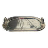 Silver-plated duck foie gras dish