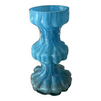 Vase en verre de Clichy - vintage XXè siècle