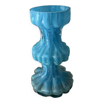 Clichy glass vase - vintage 20th century