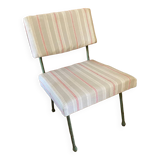 Industrial metal armchair