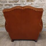 Mustache back club chair