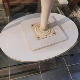 Vintage oval coffee table with tulip foot from the 70s