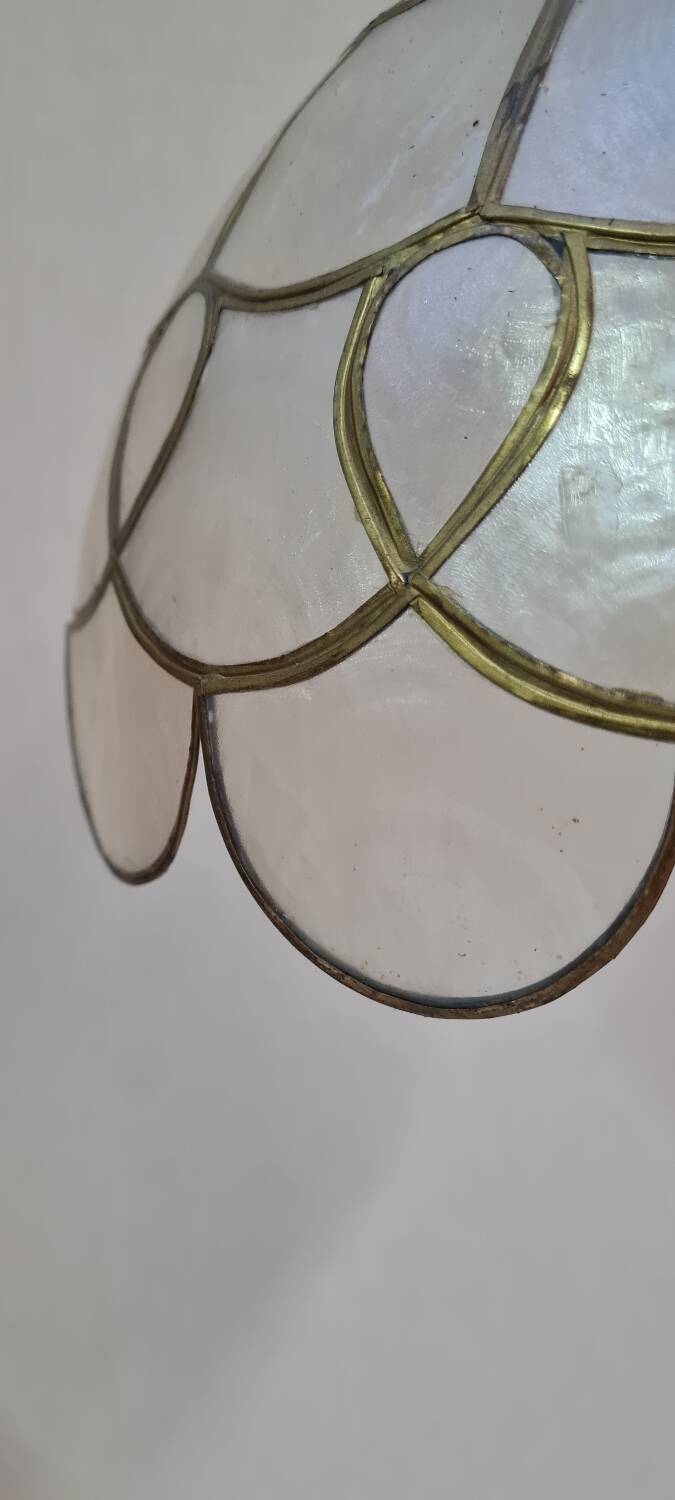 Suspension in brass and mother-of-pearl 1940