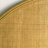 Rattan and bamboo headboard