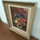 Painting of a still life with roses and flowers by Marcel Abougit