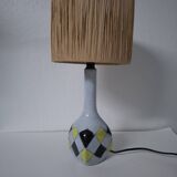Lampe en céramique années 50