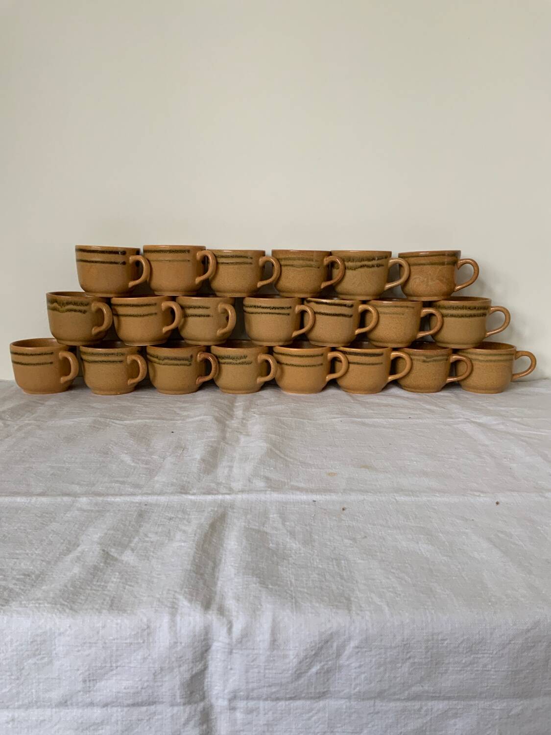 Vintage stoneware mugs