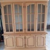 Solid cherry bookcase