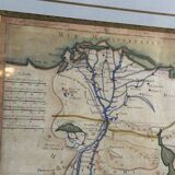 Map of Egypt 1762 under frame