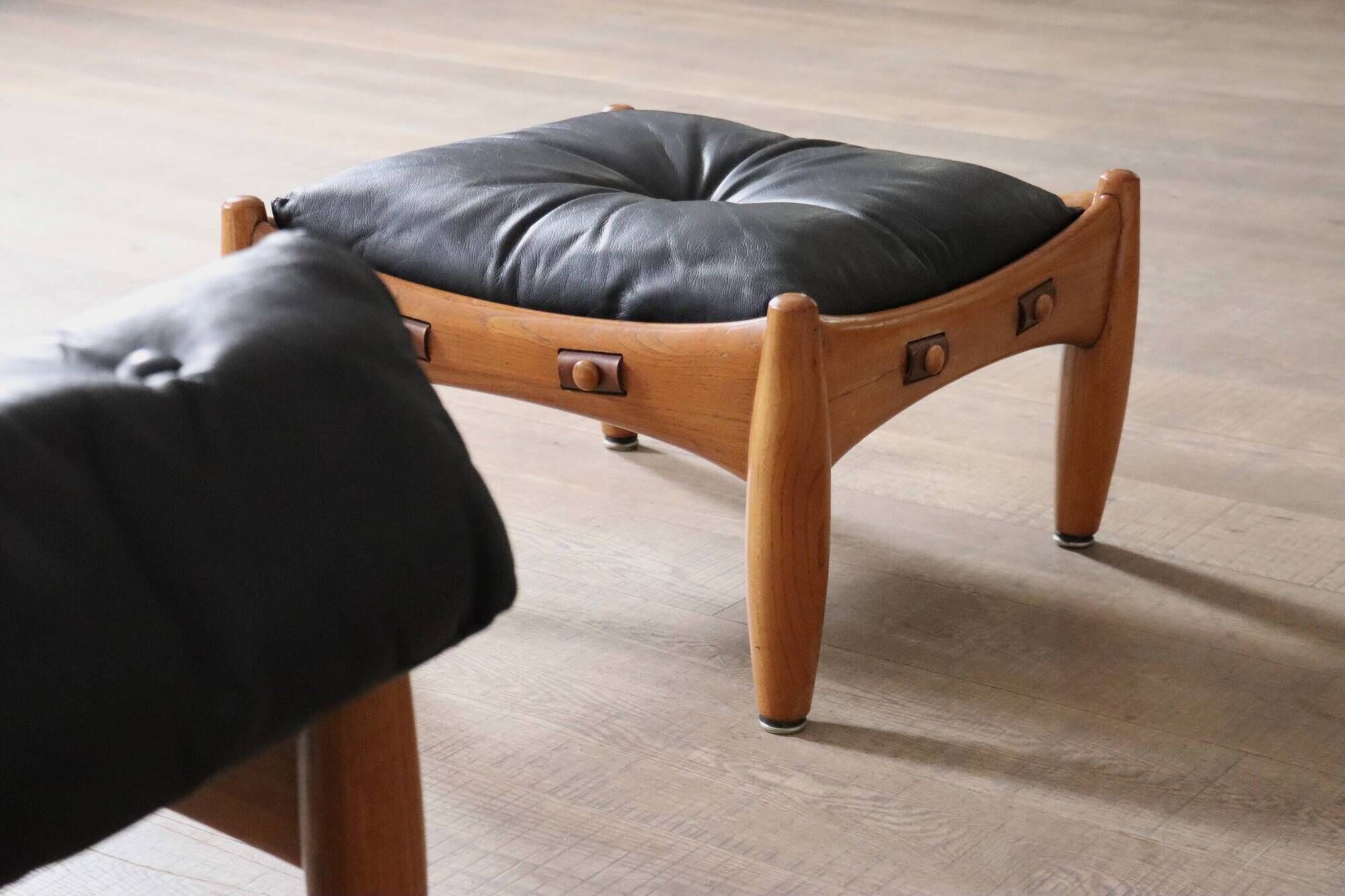 Sheriff Lounge Chair with ottoman by Sergio Rodrigues for Isa Bergamo 1960s