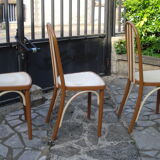 3 Thonet A 643 chairs by Josef Hoffmann for Thonet