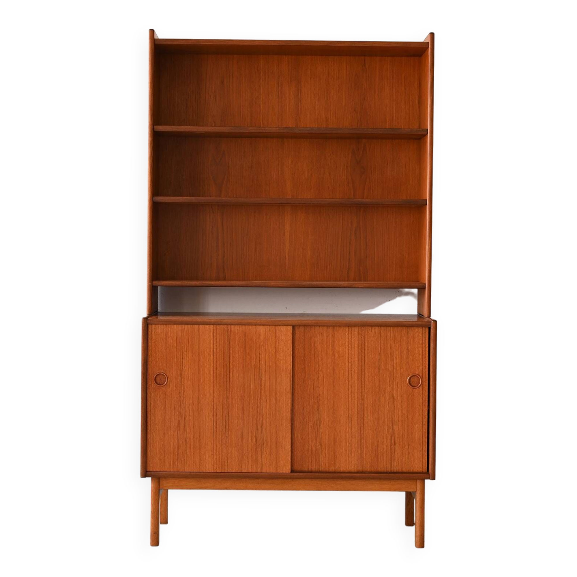 Scandinavian 2-door bookcase, 1960s