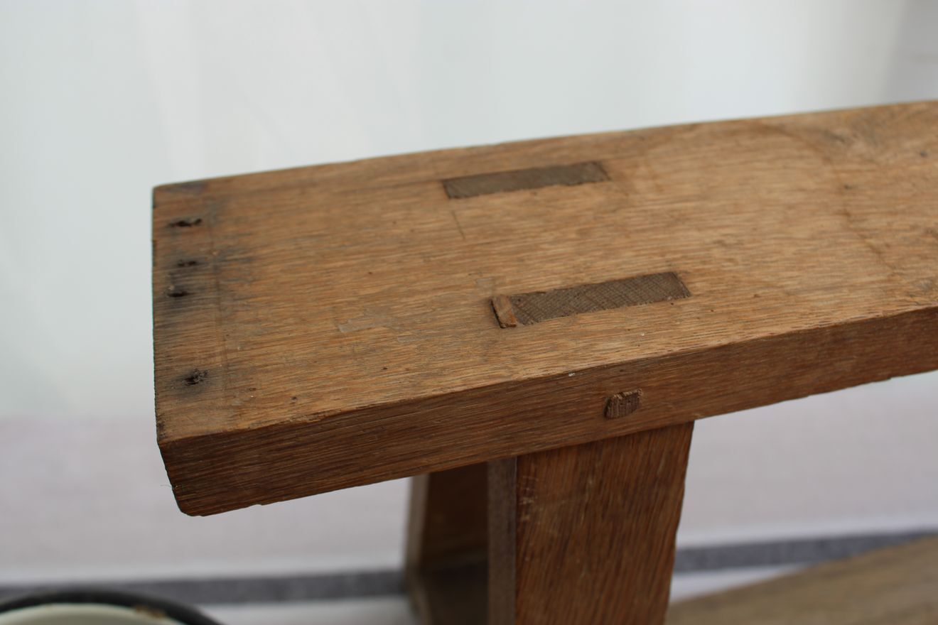 Wooden bench