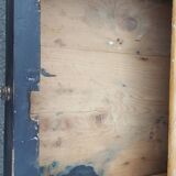 Black and wood table desk
