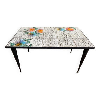 Vintage tiled coffee table 1960