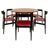 Mid Century Modern Italian Extendible Dining Table,  attributed to Vittorio Dassi, 1960 's