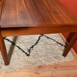 Table basse scandinave vintage teck palissandre de Rio Michel Arnoult
