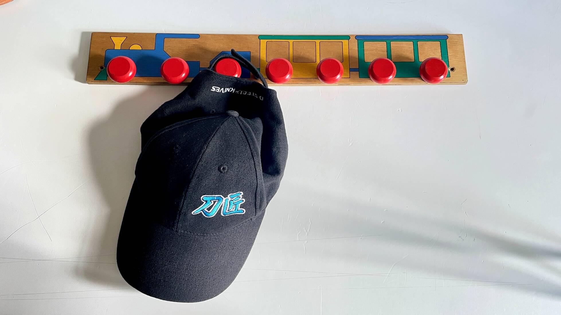 Children's Wooden Coat Rack from the 50s and 60s