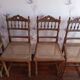 6 chaises cannées
