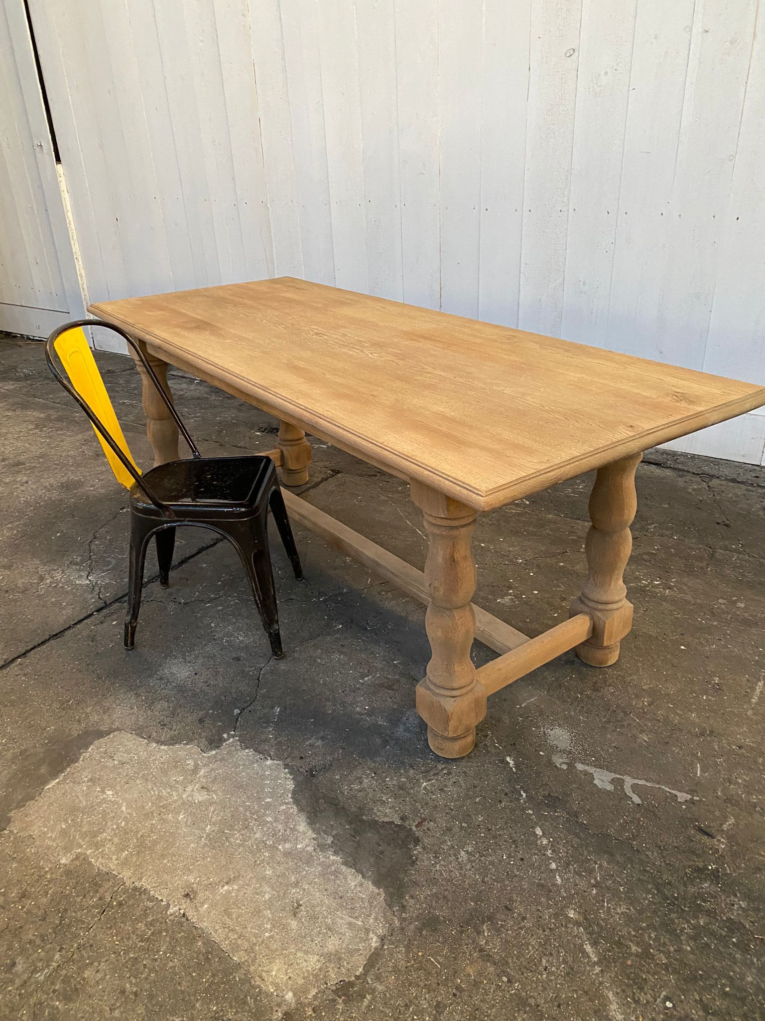 Oak farmhouse table