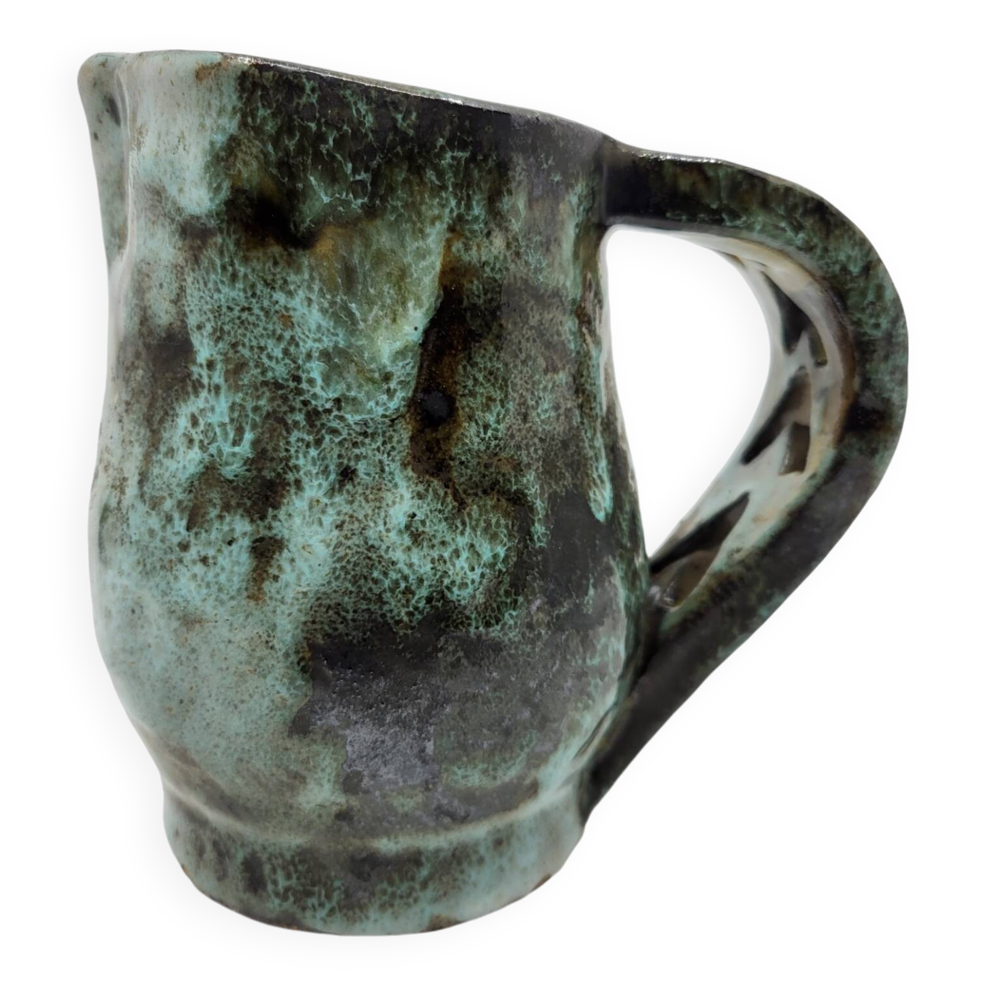 Alexandre Kostanda and Louis Giraud jug in French stoneware, 1940