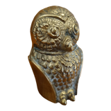 Vintage brass owl
