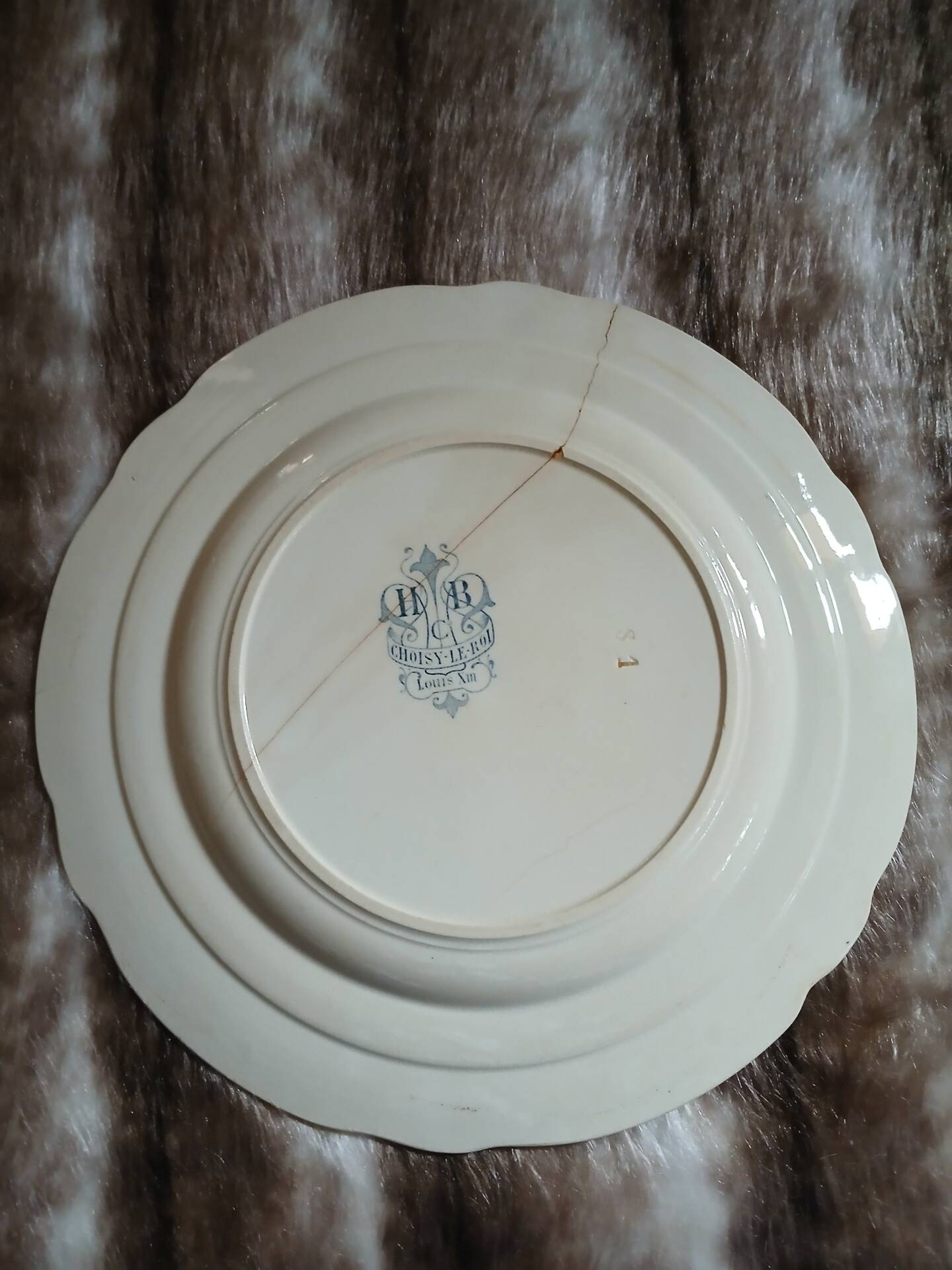 10 antique flat plates "Louis XIII" Choisy le Roi