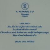 Assiette plate Nin Sou Raynaud