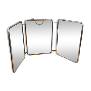 miroir triptyque de barbier,