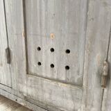 XXL workshop locker with blue patina