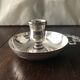 Candle holder Cellar rat Silver metal