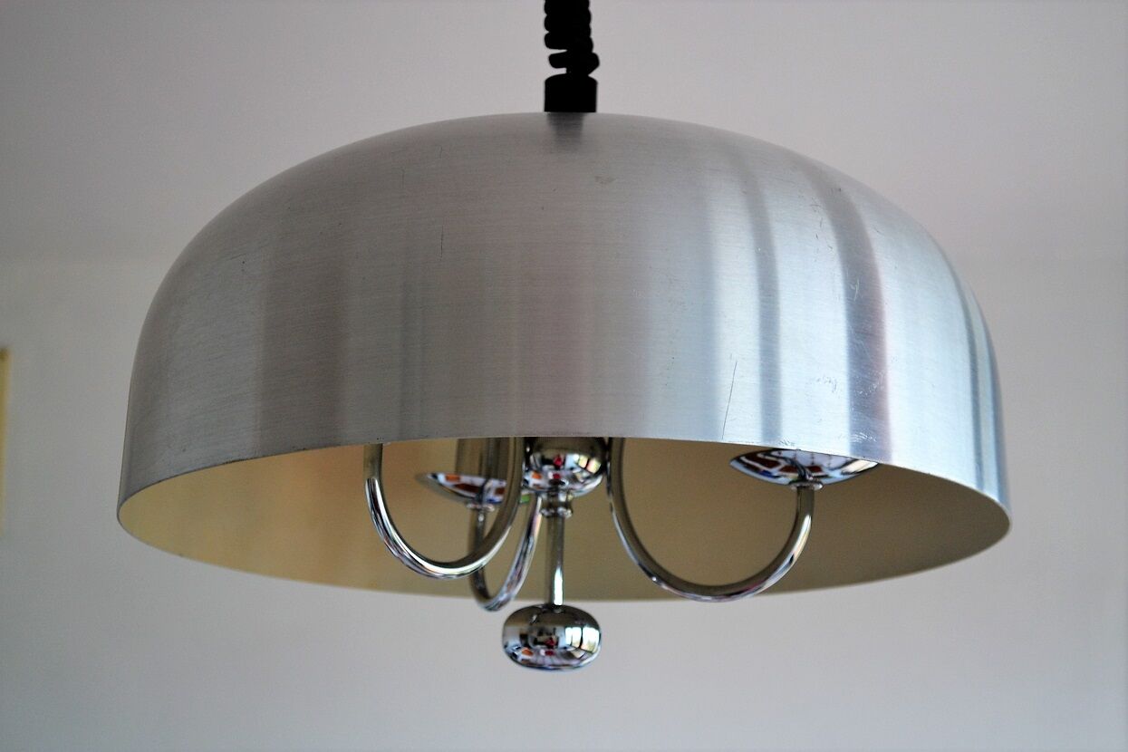 Vintage brushed aluminum suspension Germany 1970