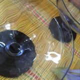 Five vintage cuts with blue glass