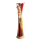 Glazed stoneware single-flower vase, signed Potelune, La Borne.