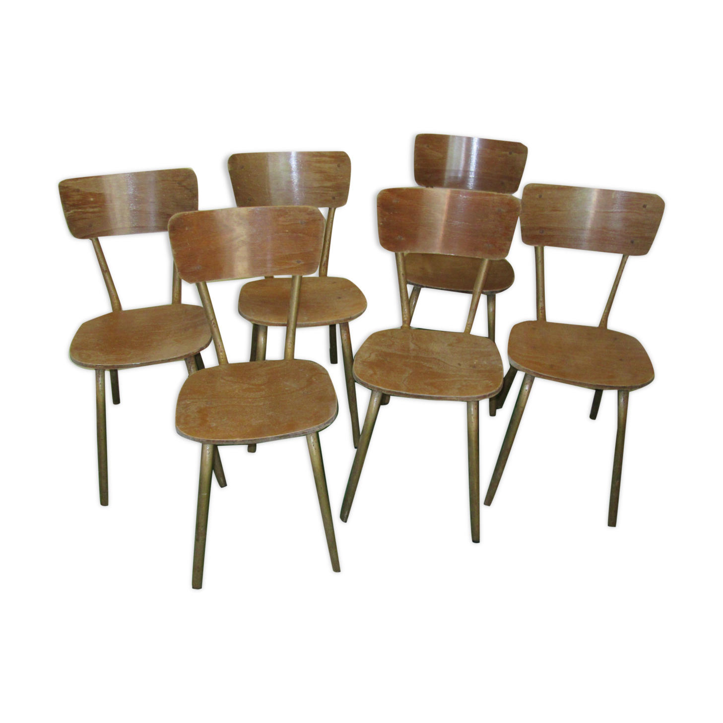 Lot de 6 chaises de bistrot