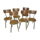 Lot de 6 chaises de bistrot