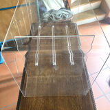 Vintage plexiglass sofa end 80