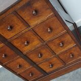 English Oak Apothecary Cabinet Cabinet, Early 20th Century