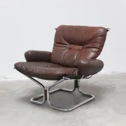 Pair of lounge chairs by Harald Relling for Westnofa, 1970s