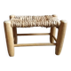 Banc paillé mobilier de poupée