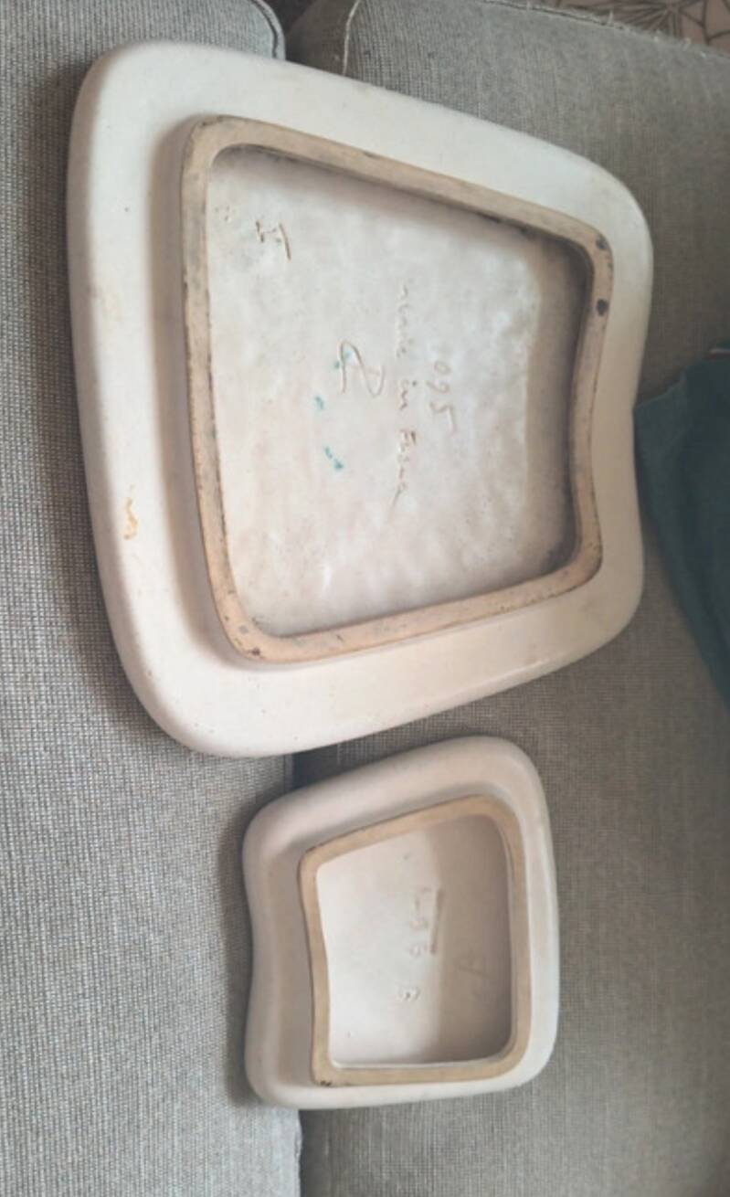 2 dessous de plat Pol Chambost