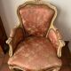 Bergère armchair and chair