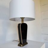 Diderot Sarco black and gold lacquered table lamp
